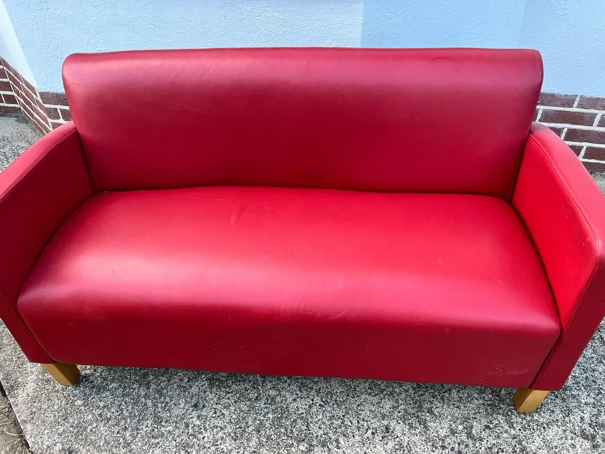FREE - 3 Seater Leather Sofa - Image 2
