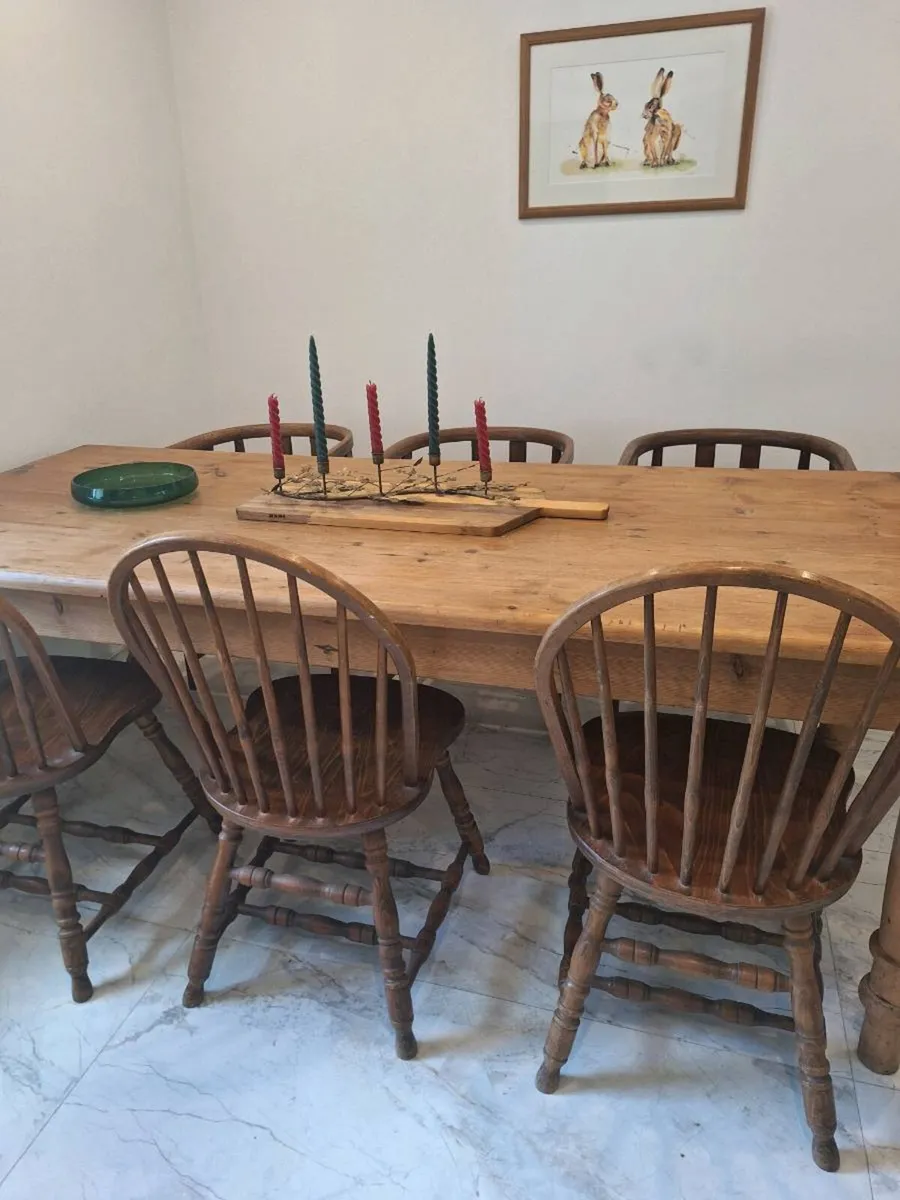 Pine table - Image 4