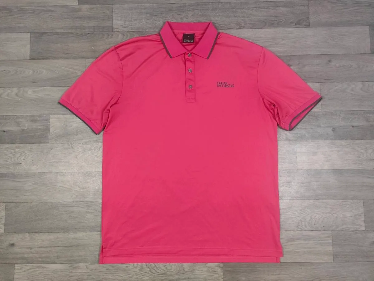 Oscar Jacobson Golf Polo Shirt Mens XL - Image 1