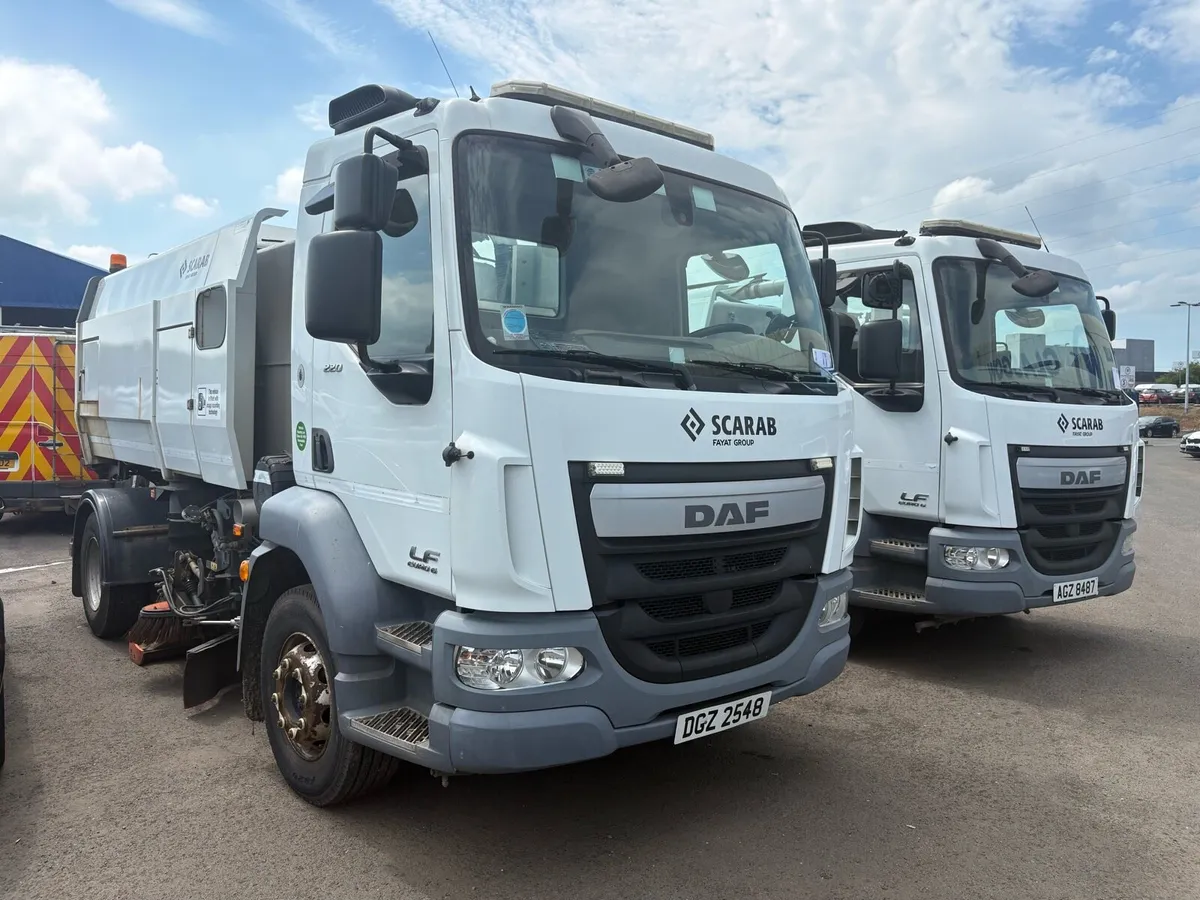 2016 Daf LF220 Scarab Road Sweeper 15 Tonnes - Image 1