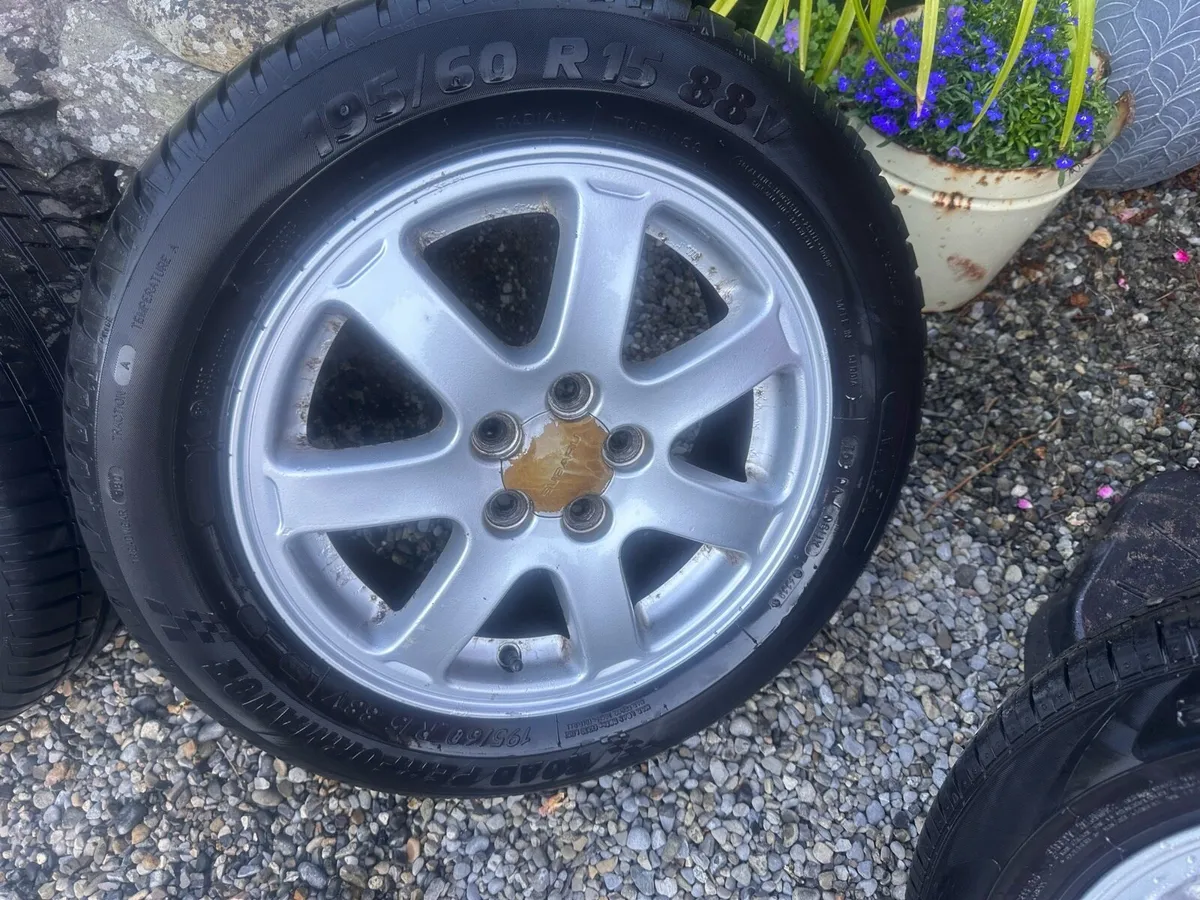 15” Subaru Impreza wheels & tyres - Image 3