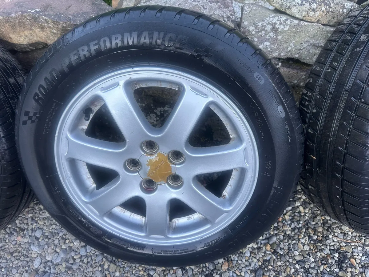 15” Subaru Impreza wheels & tyres - Image 4