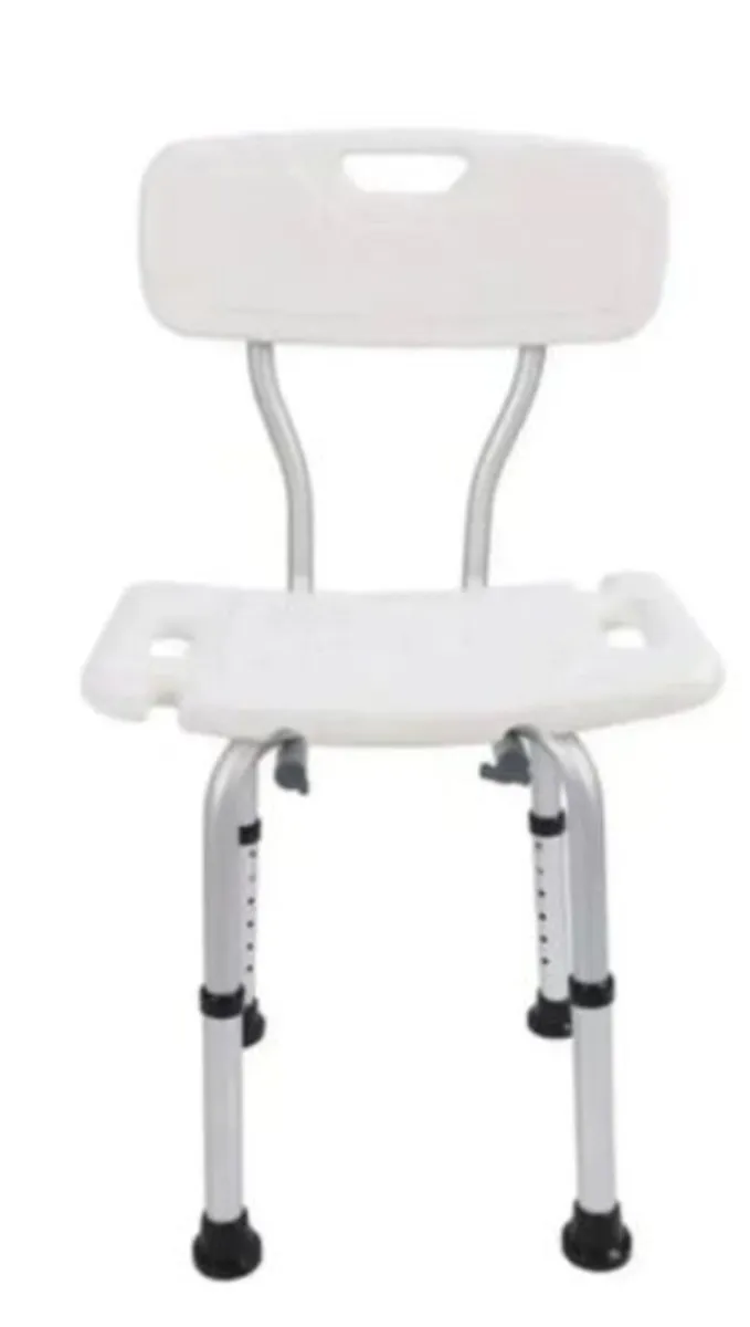 Bath Chair With Backrest Height Adjustable Seat - Image 4