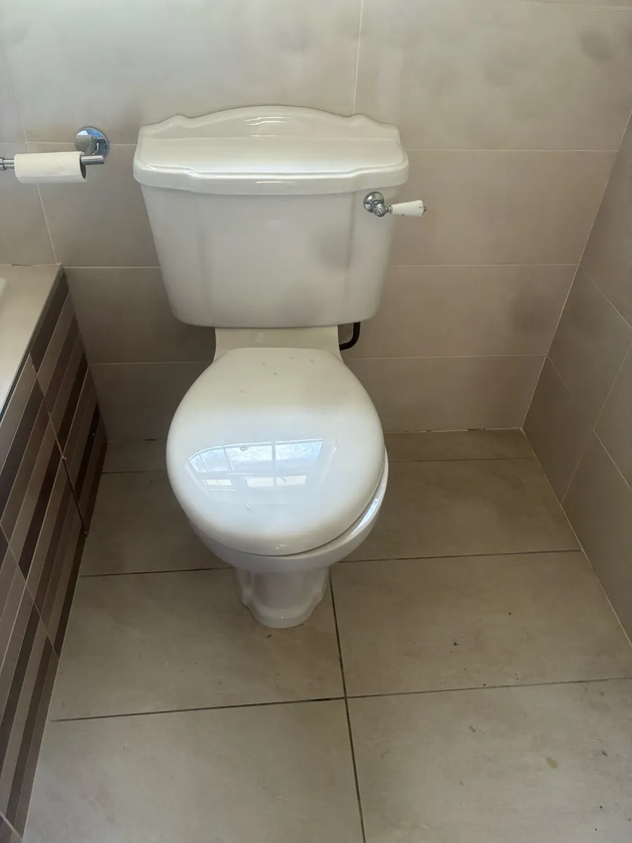 Sink with taps, stand & toilet bowl take away! - Image 2