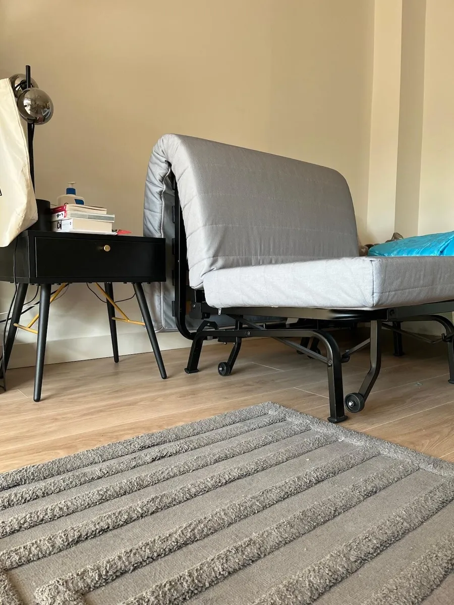 IKEA LYCKSELE chair bed (black), including matt - Image 4