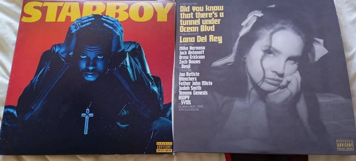 Lana del Rey vinyl and The Weeknd Vinyl - Image 1