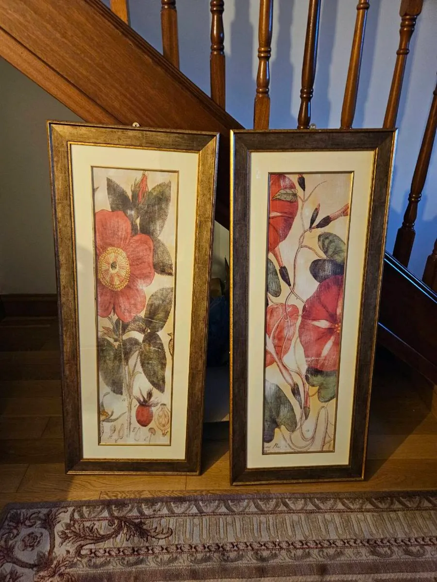 2 x Themed Framed Pictures