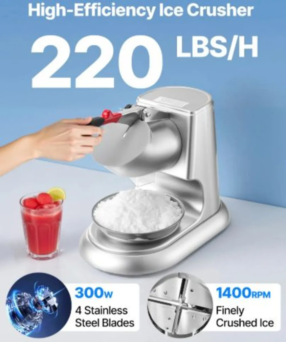 Ice Crusher Machine, 100kg Per Hour Electric 4 - Image 4