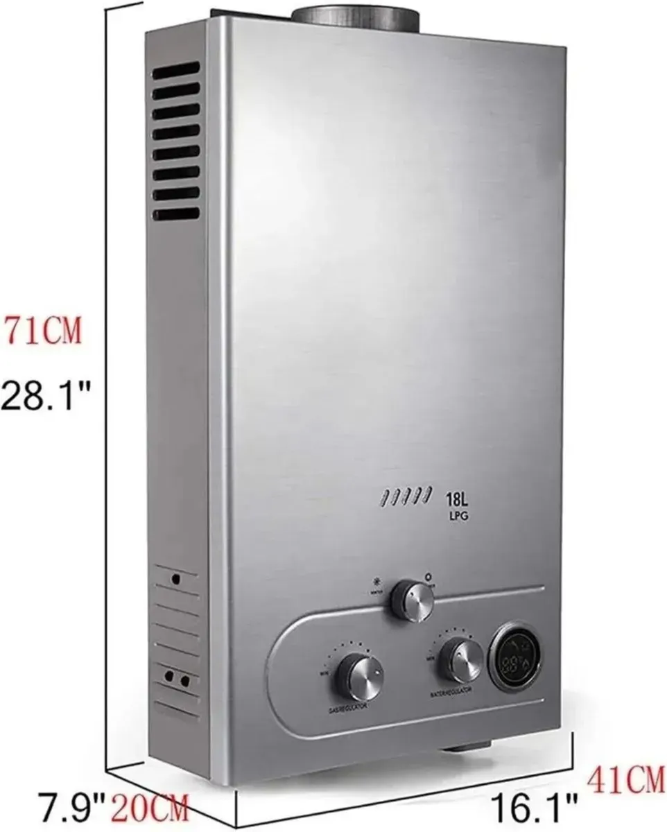 18L Instant Gas Hot Water Heater Tankless Boiler - Image 3