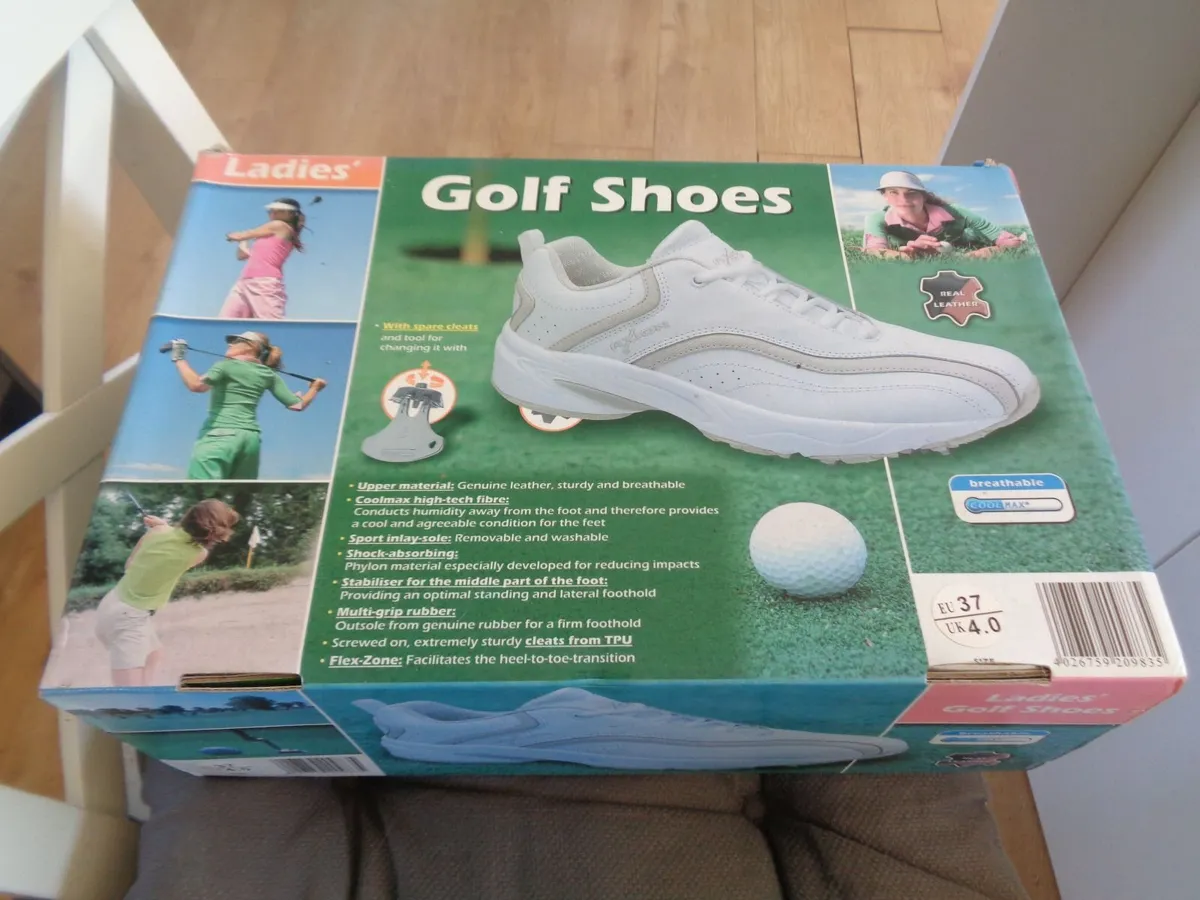 Ladies Leather Golf Shoes for Sale - Image 1