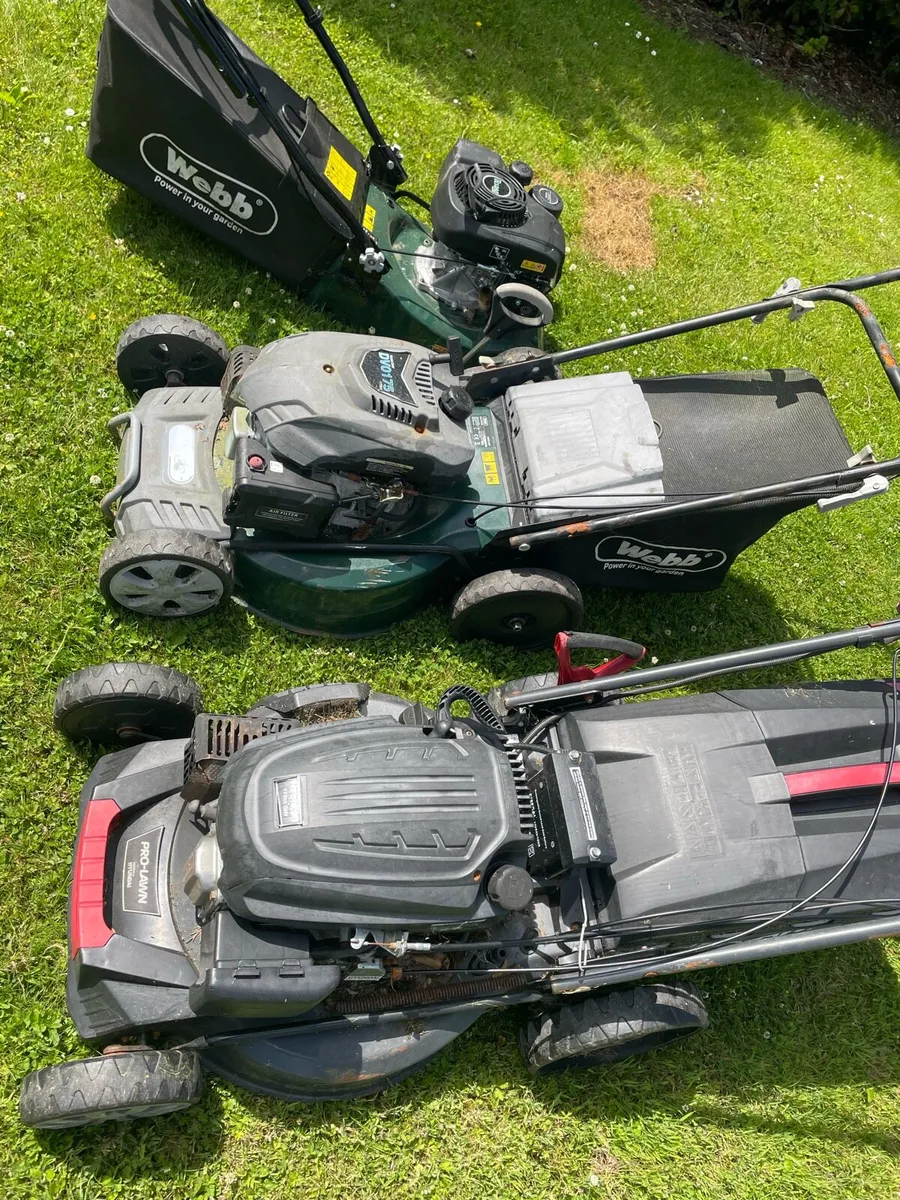 3 LAWNMOWERS - Image 1