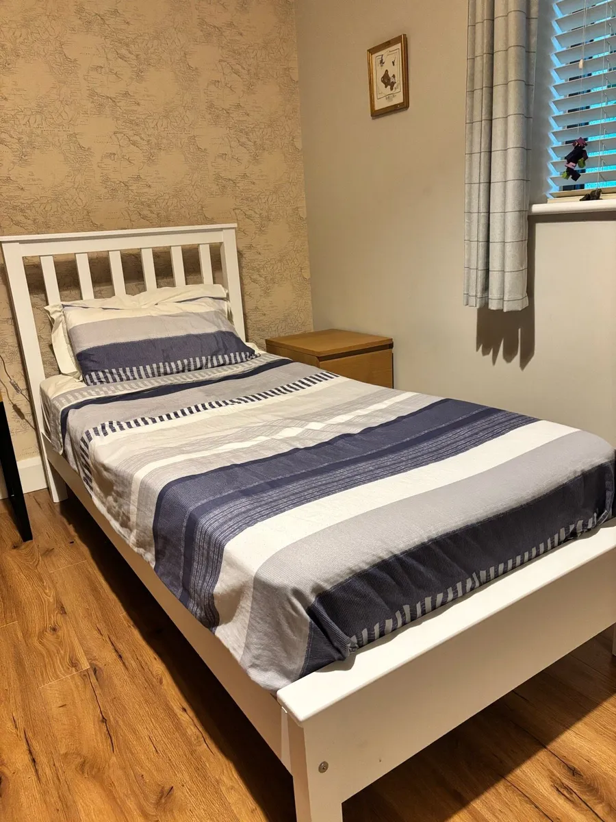 Single Bedroom Furniture Set - Bed, Desk & Locker - Image 4