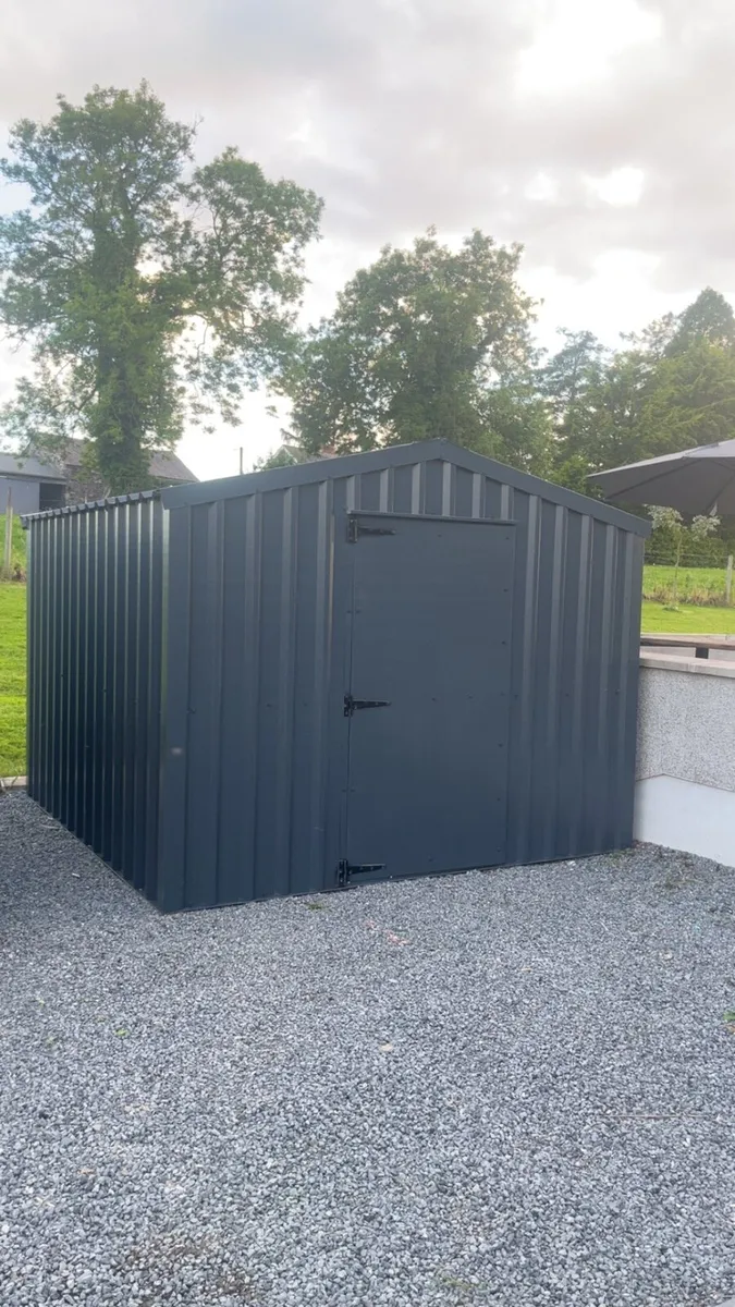 Steel frame garden shed new!!! - Image 1