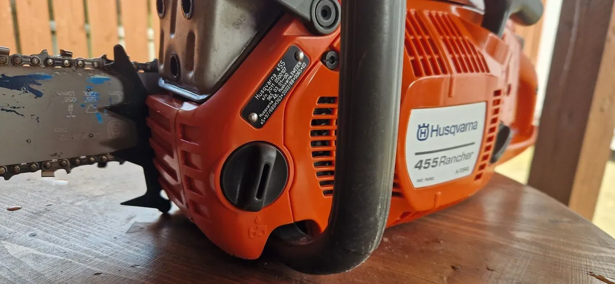 Husqvarna 455 Rancher Chainsaw – Like New - Image 2