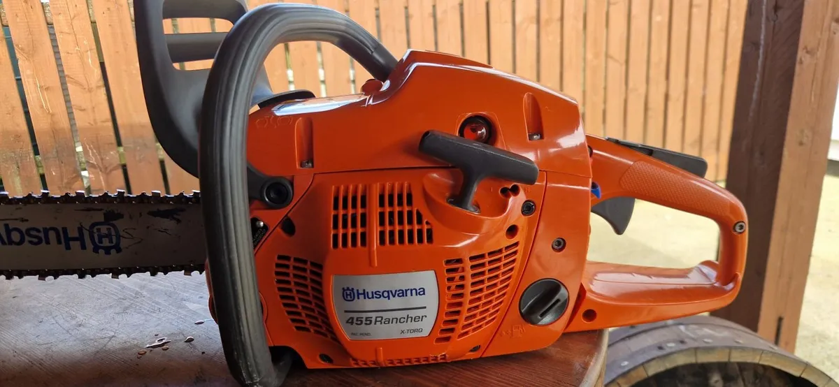 Husqvarna 455 Rancher Chainsaw – Like New - Image 1