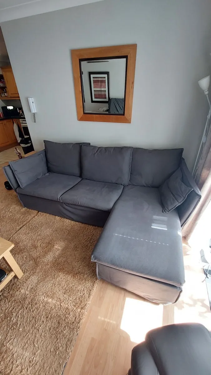 IKEA corner sofa with storage