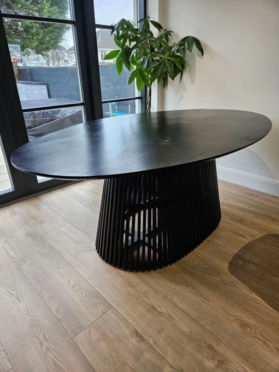 Kave Home Jeanette black dining table - Image 1
