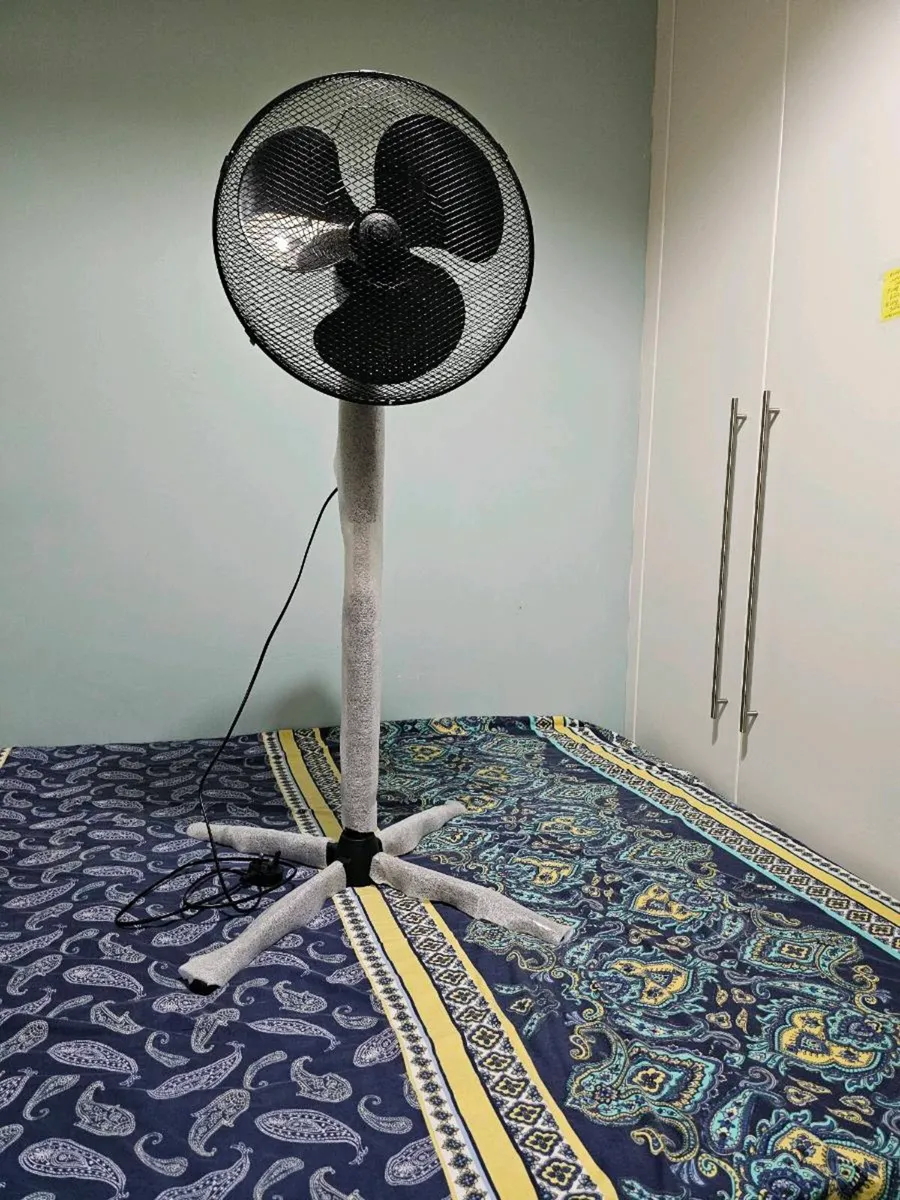 16” Pedestal Fan – Like New (Black) - Image 3