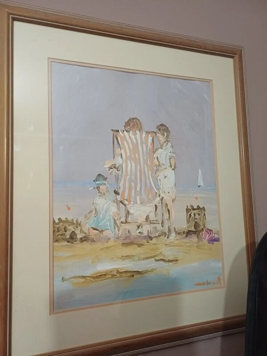 signed oil painting by well known Irish Artist Marie Carroll. - Image 2