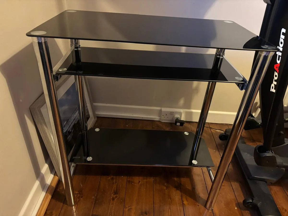 Computer glass desk - Image 1