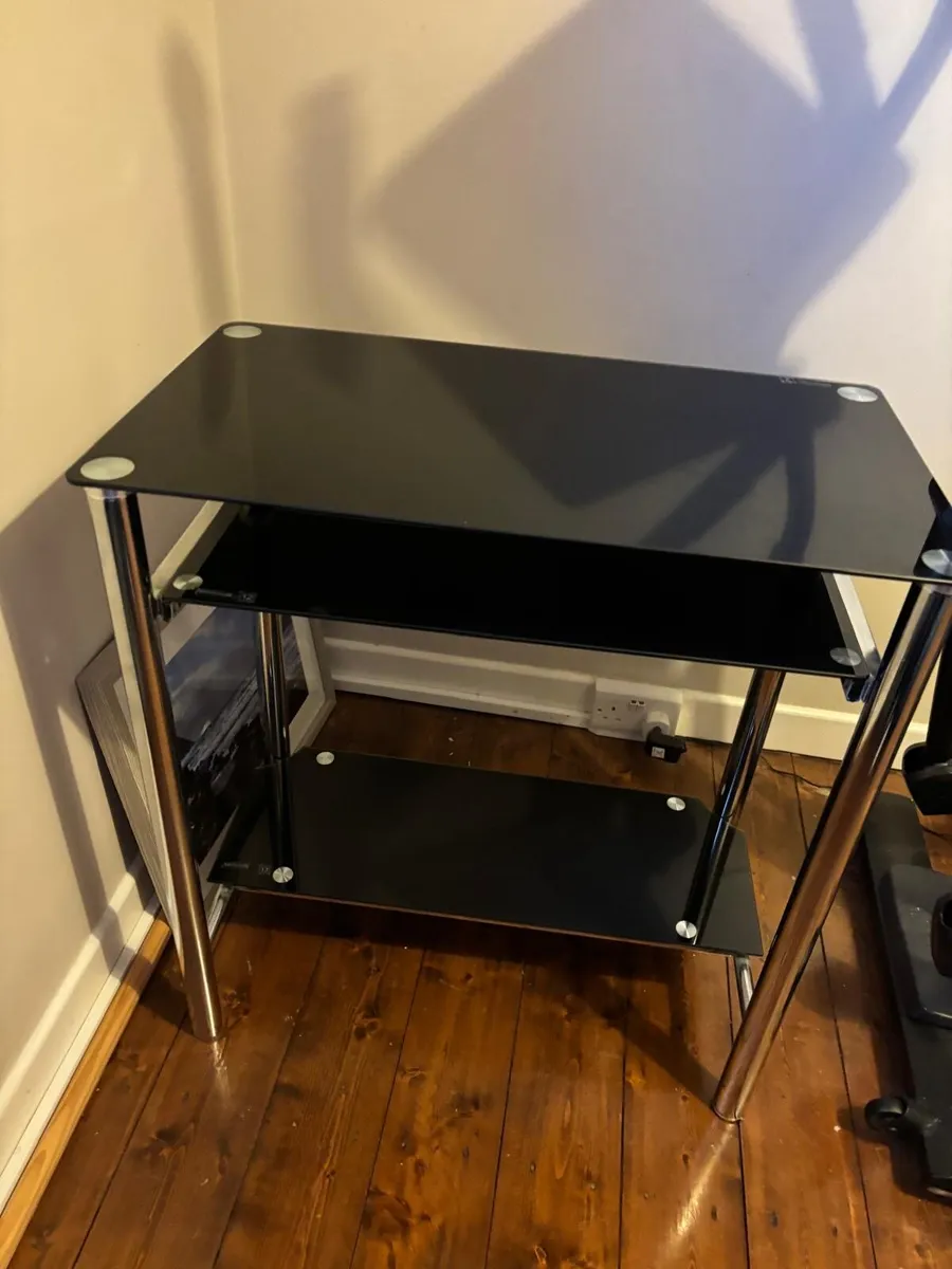 Computer glass desk - Image 3