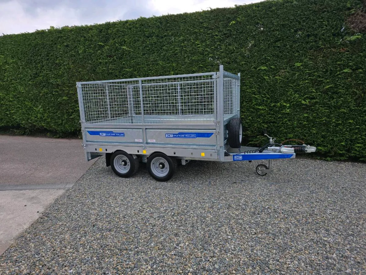 8x5ft Dale Kane builder dropside trailer meshsides - Image 2