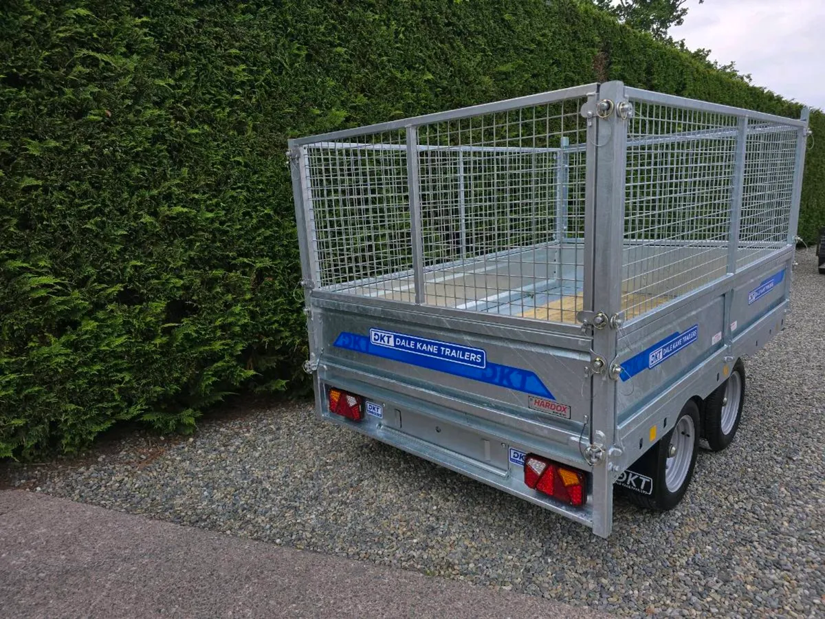 8x5ft Dale Kane builder dropside trailer meshsides - Image 4