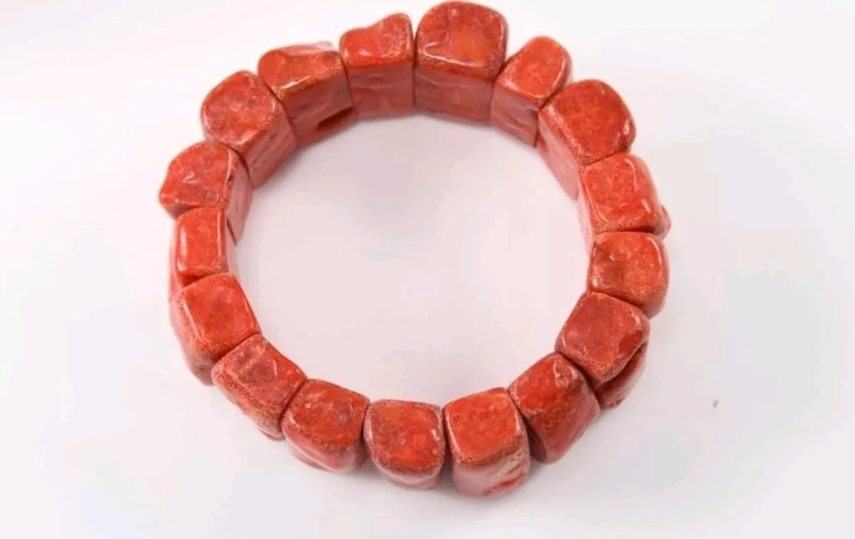 2 stunning Red Coral bracelet - Image 4