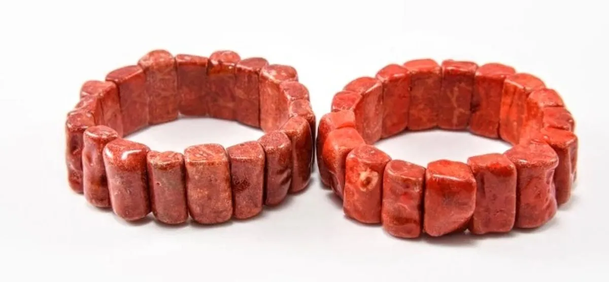 2 stunning Red Coral bracelet - Image 1