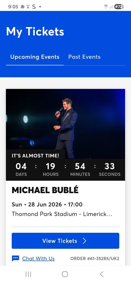 Concert ticket
