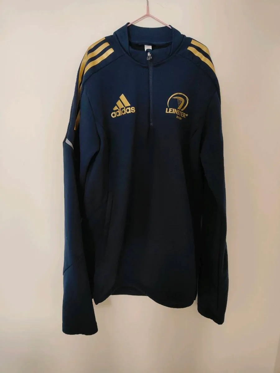 Adidas Leinster Rugby Quarter-Zip Training Top - S - Image 1