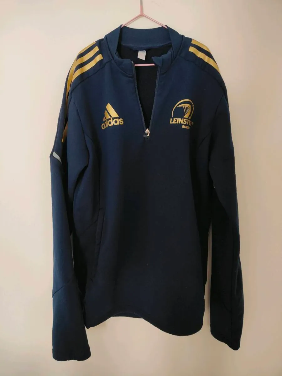 Adidas Leinster Rugby Quarter-Zip Training Top - S - Image 2