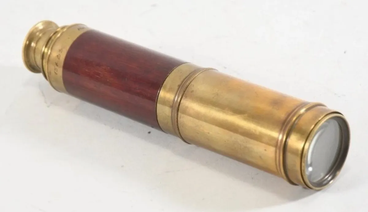 19th century brass telescope 55cm - Image 2