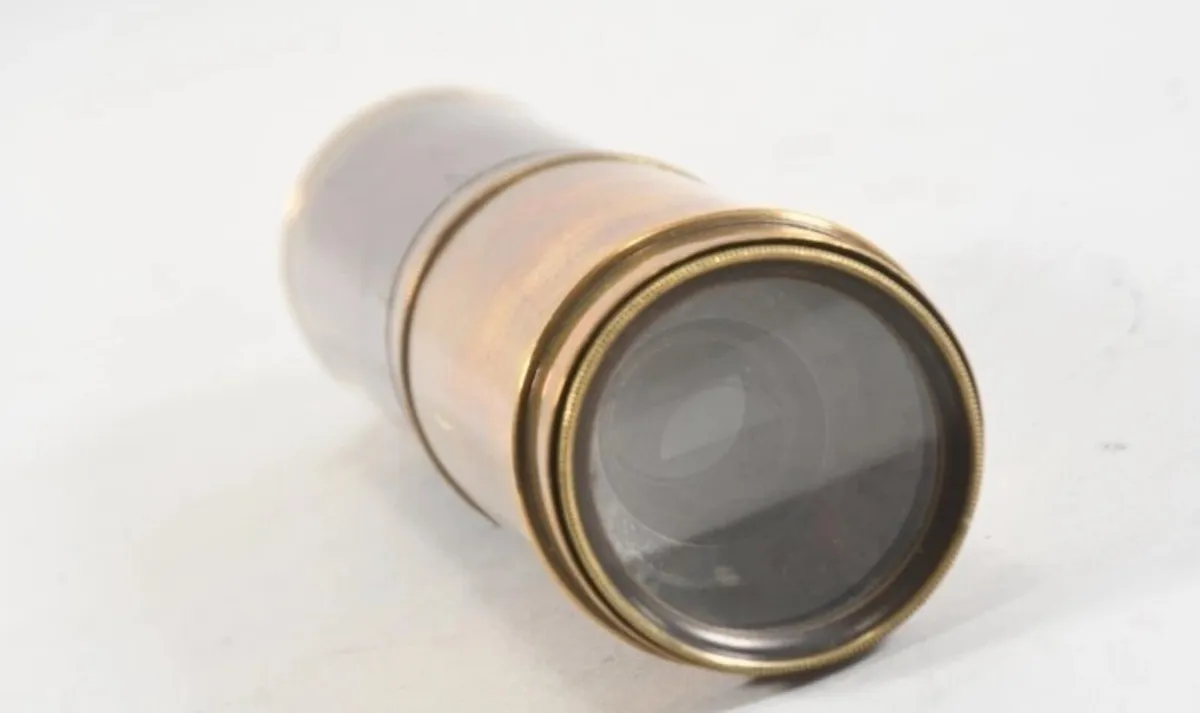 19th century brass telescope 55cm - Image 4