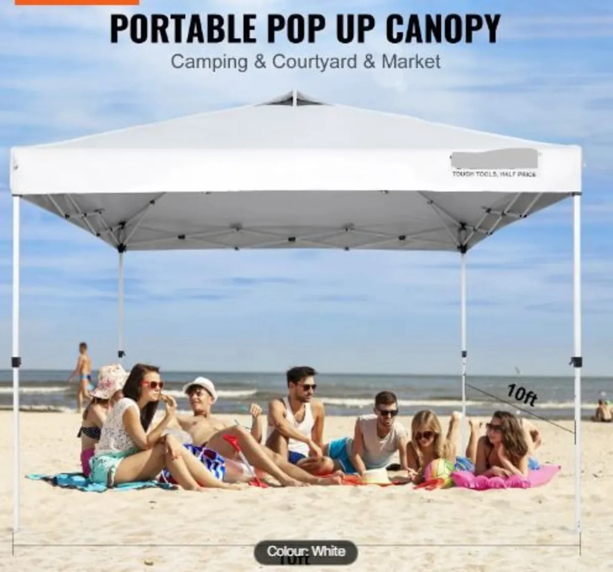 Pop Up Canopy Party Tent 304.8 x 304.8 cm - Image 3