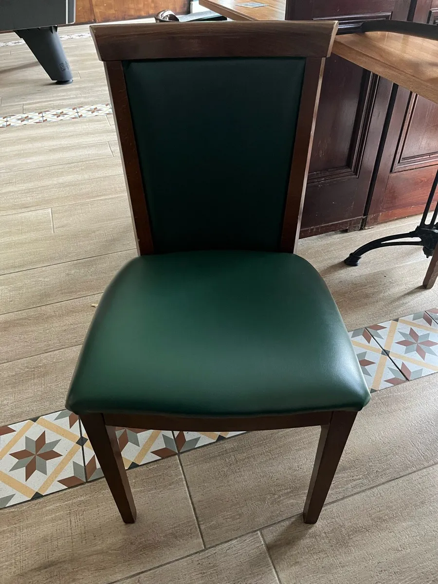 Oak tables and dining chairs - Image 3