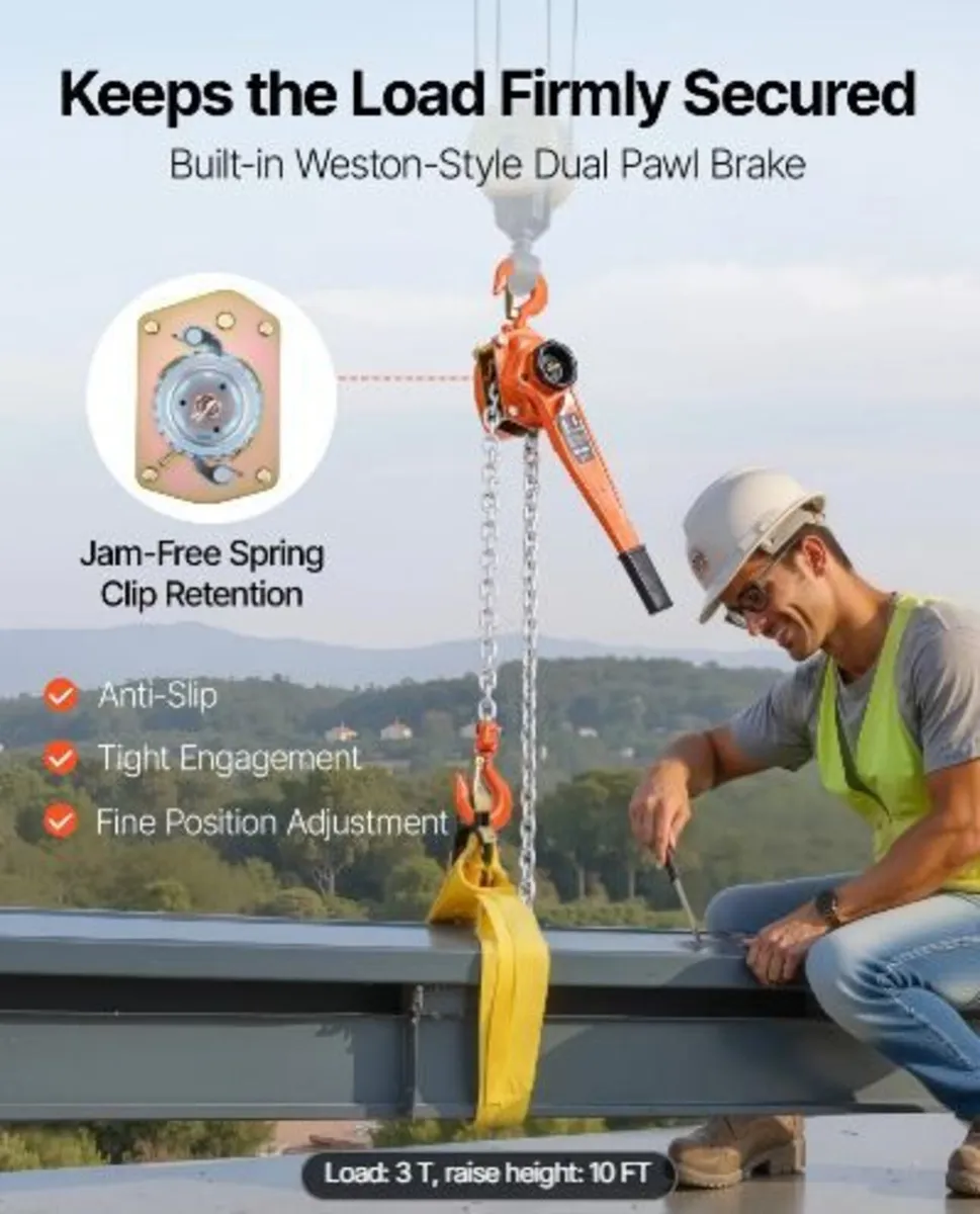 Manual Lever Chain Hoist, 3T 3000KG - Image 2