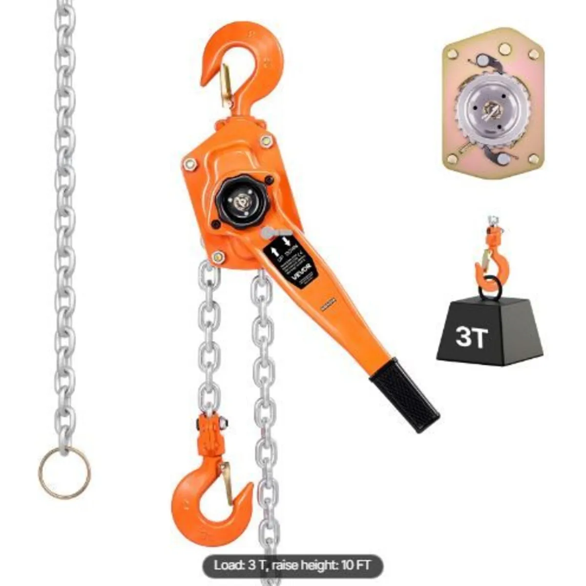 Manual Lever Chain Hoist, 3T 3000KG - Image 1