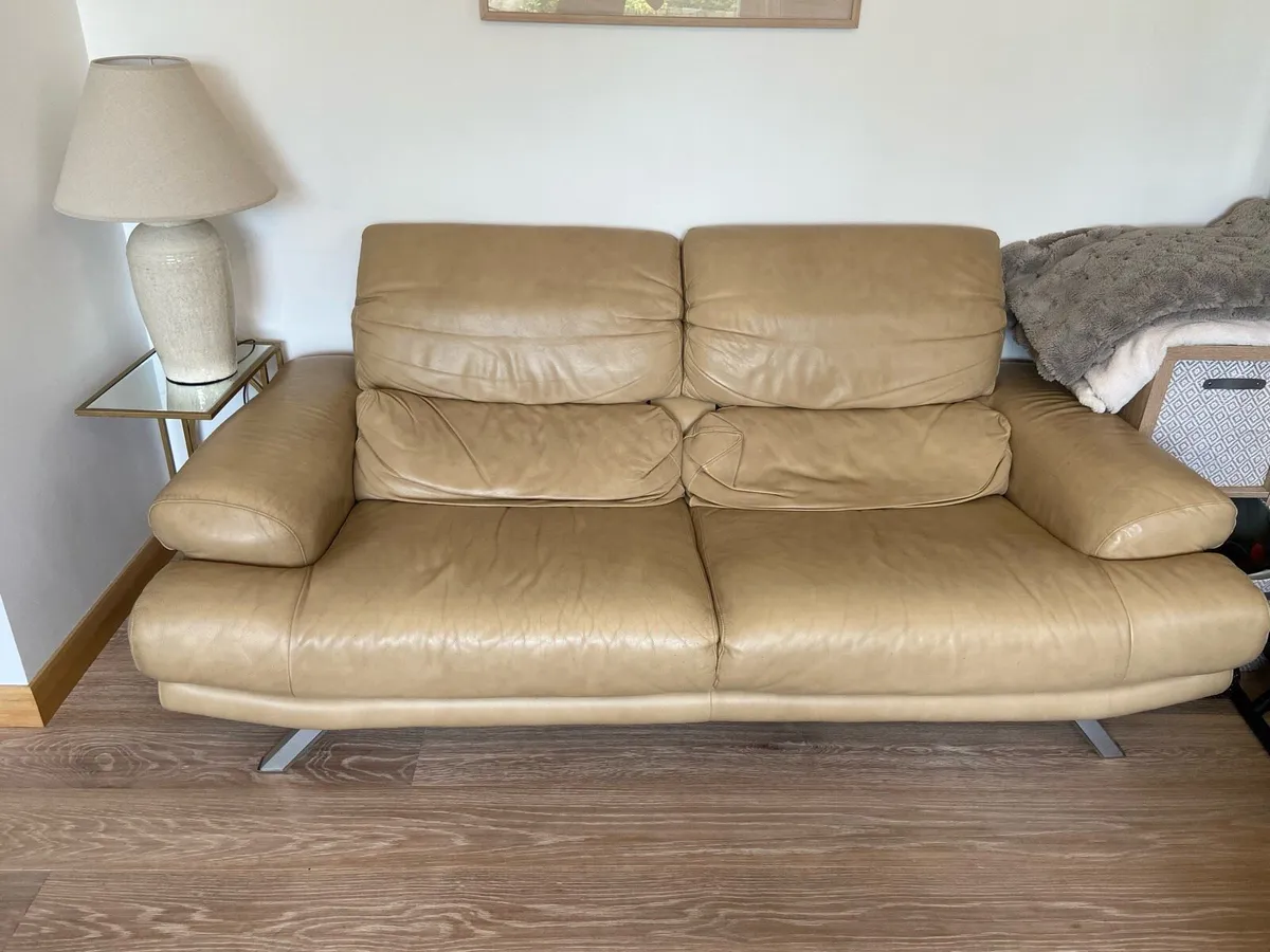 Leather Sofa - Image 1