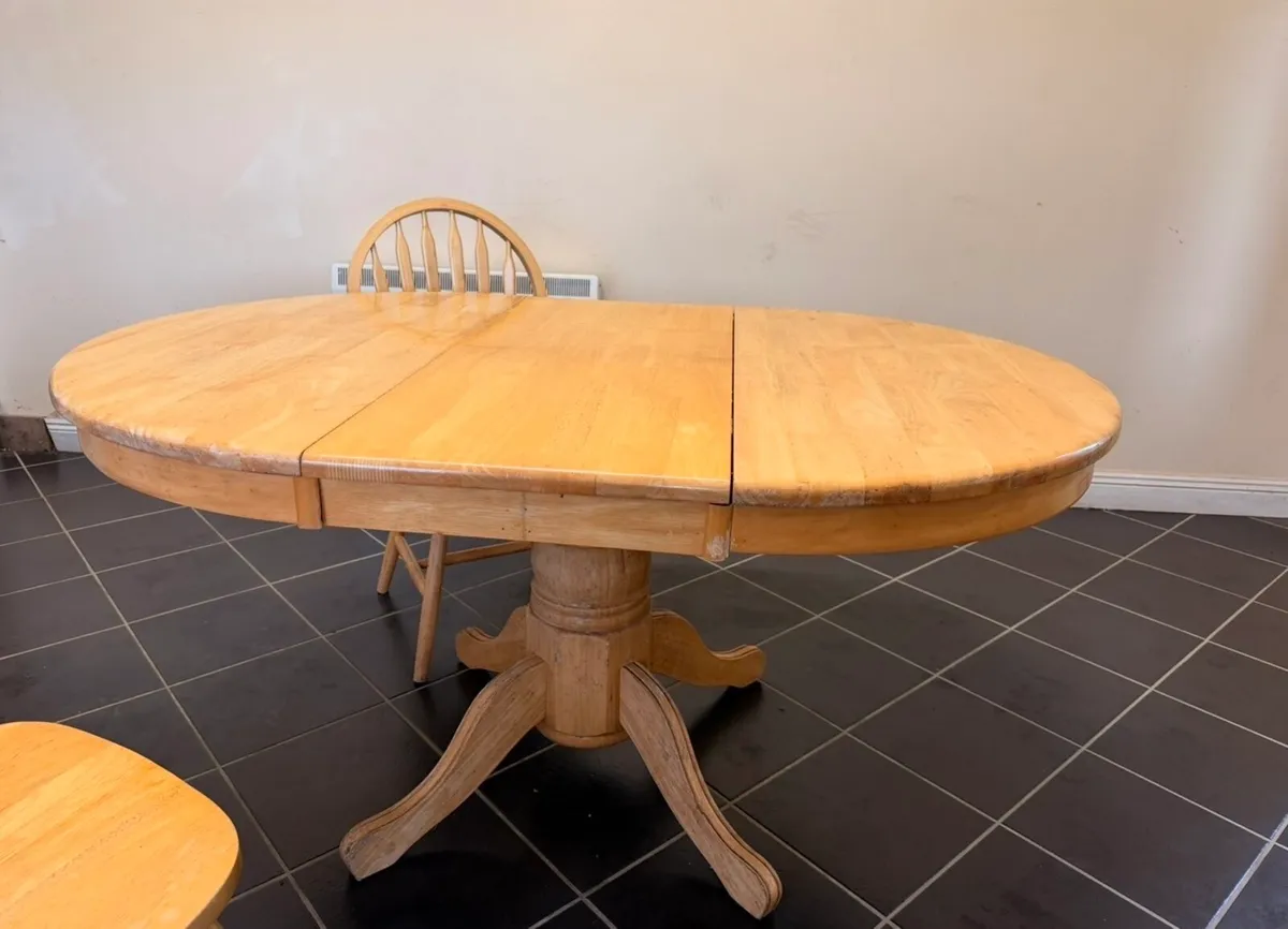 Dining table & two chairs - Image 2