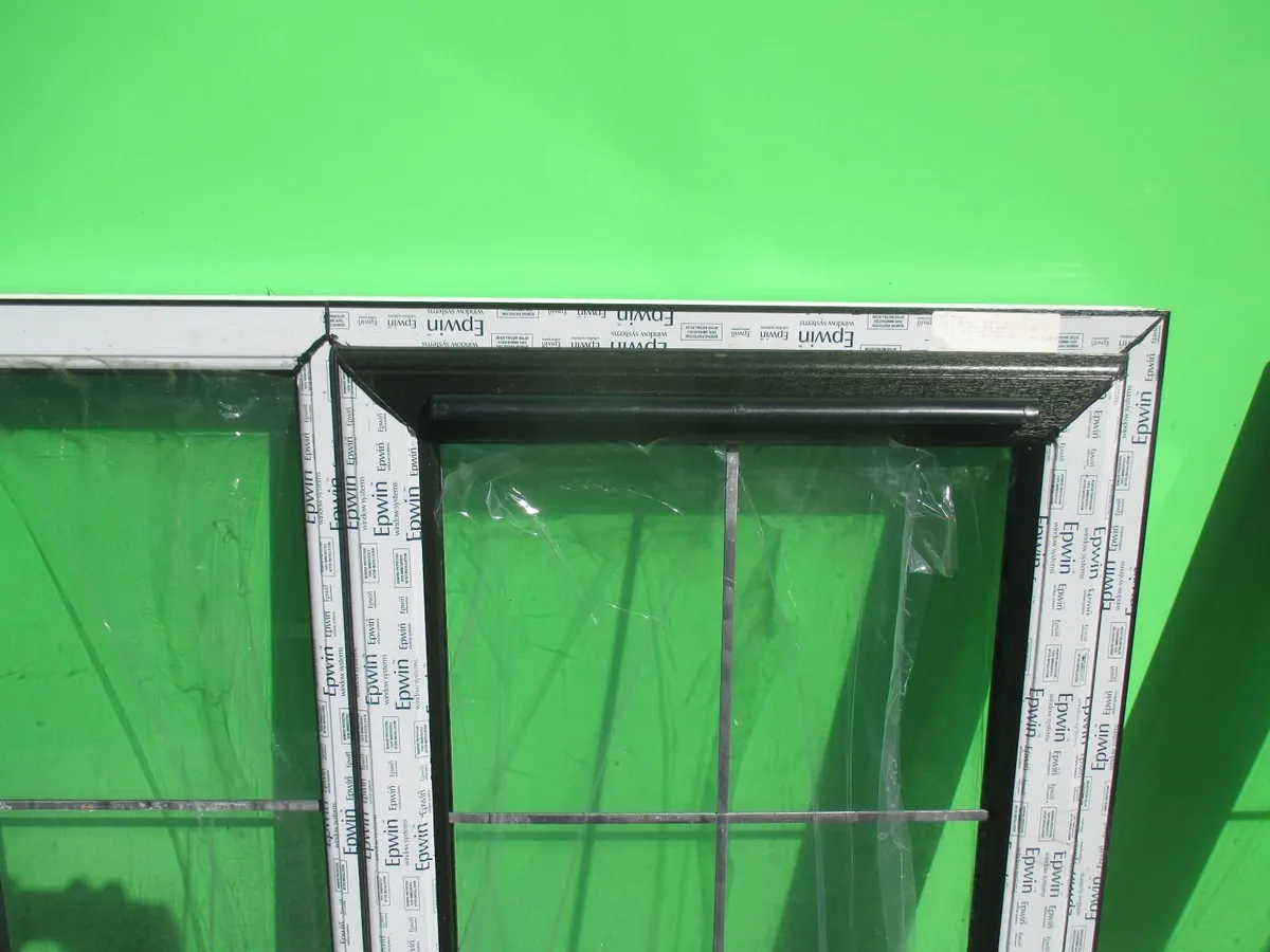3 x BLACK upvc Double glazed windows, NEW - Image 3
