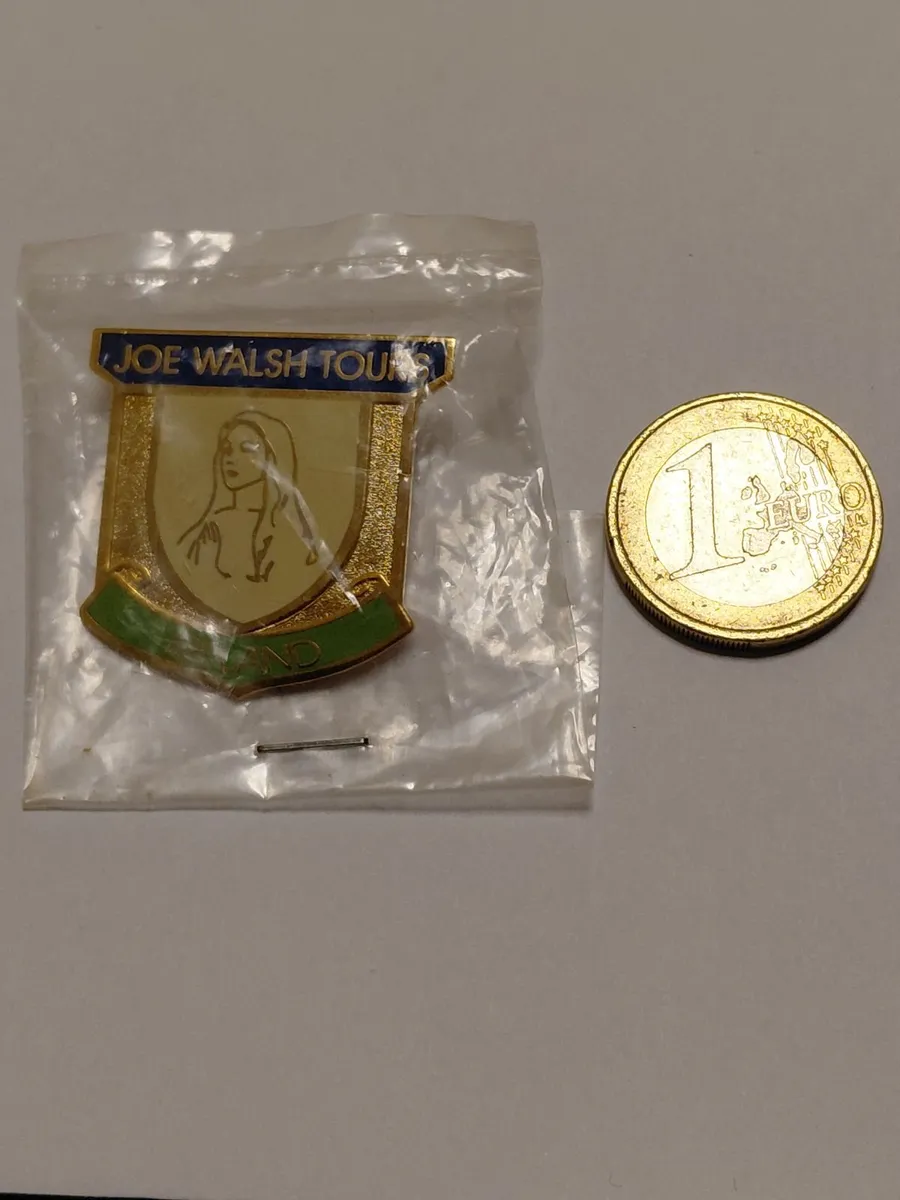 Rare Vintage Banamak Joe Walsh Tours Badge - Image 1