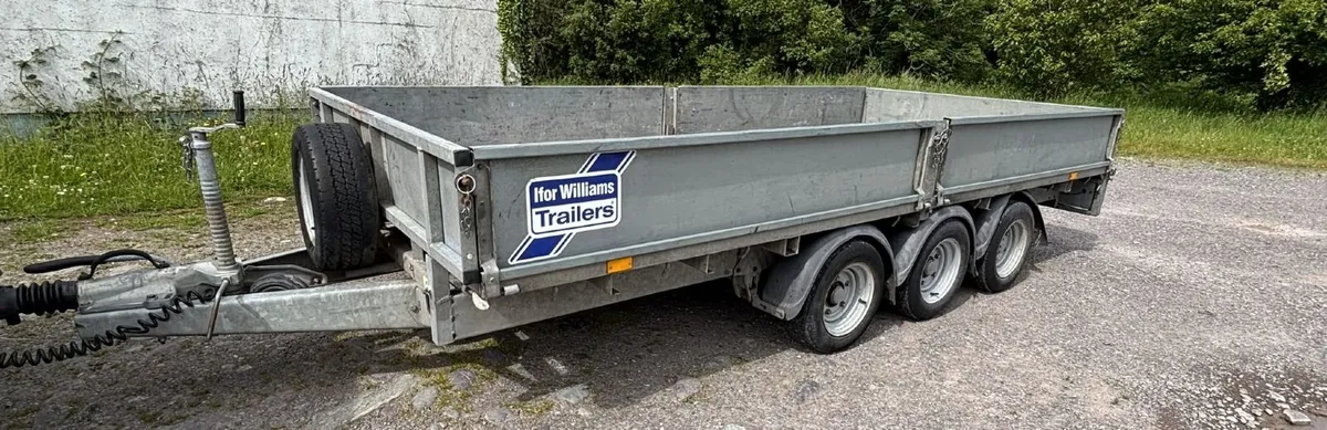 Ifor Williams Flat Bed Plant Trailer - Image 3