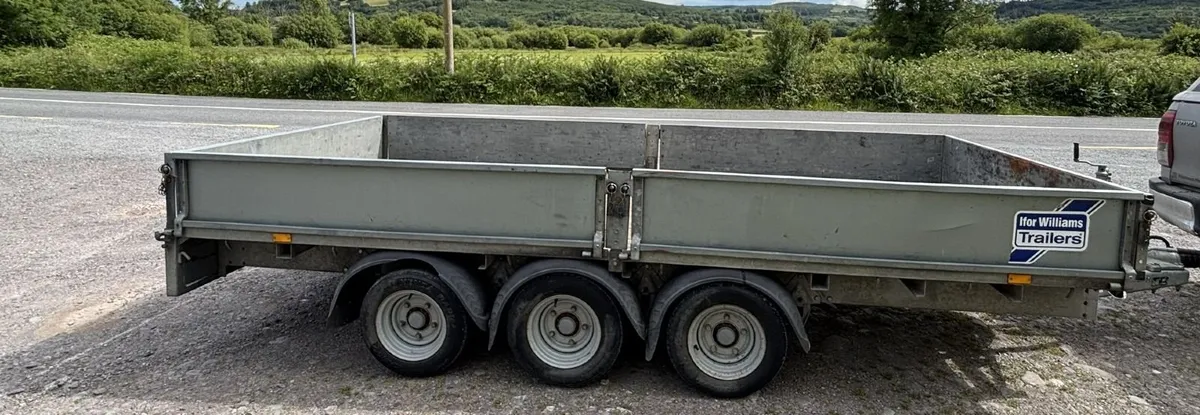 Ifor Williams Flat Bed Plant Trailer - Image 1