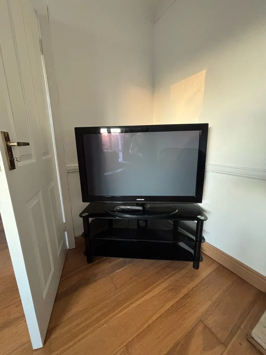 Television with stand