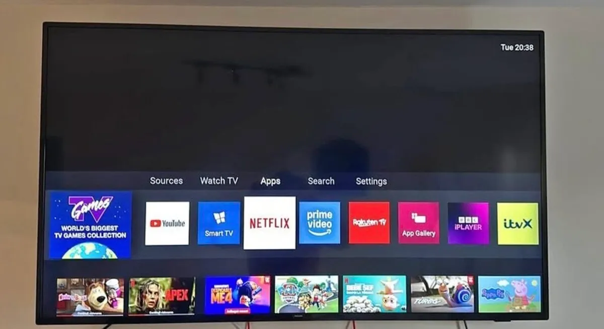 58” PHILIPS 4k ULTRA HD SMART TV - Image 1