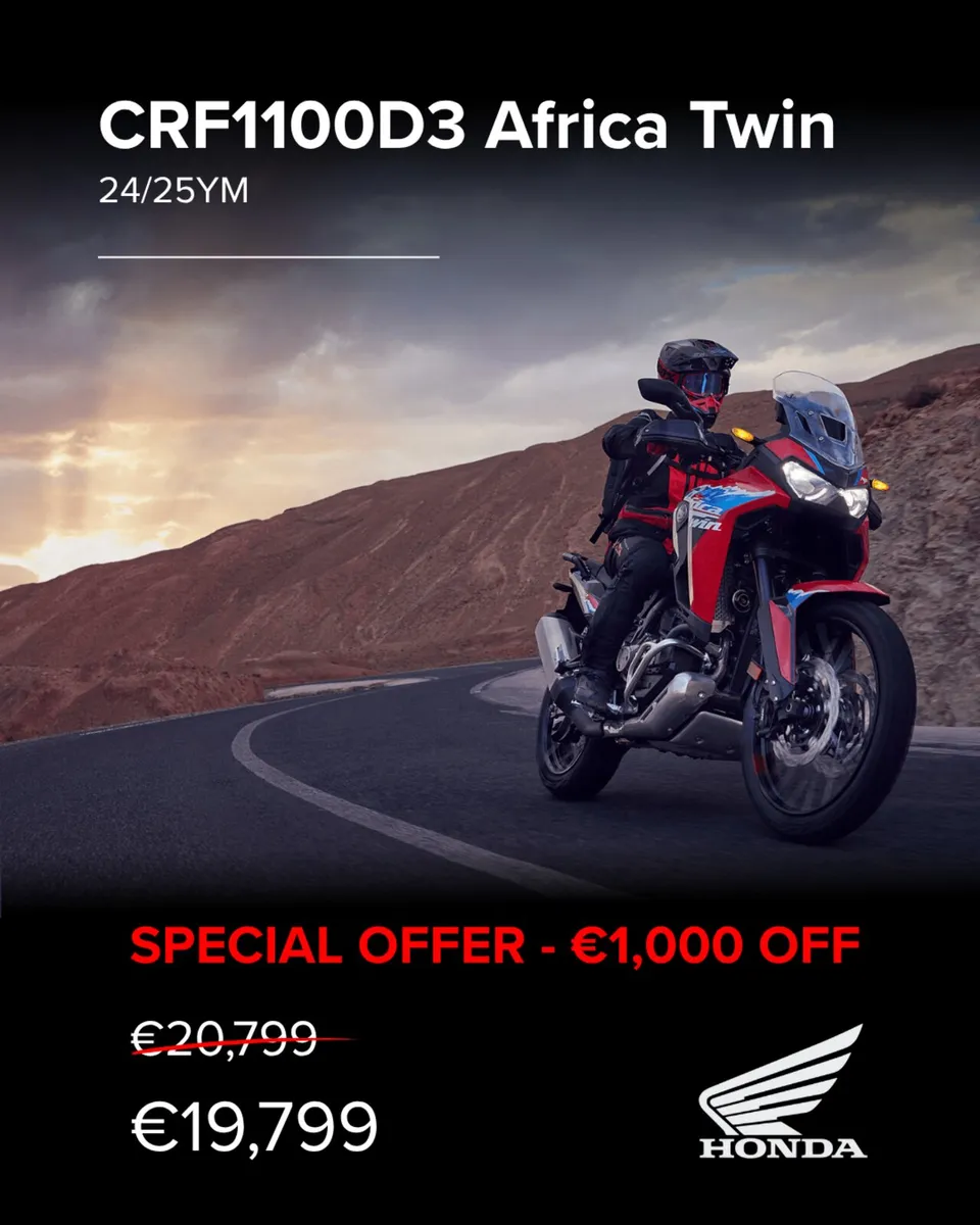 HONDA AFRICA TWIN SPECIAL OFFER "FINANCE AVAILABLE - Image 4