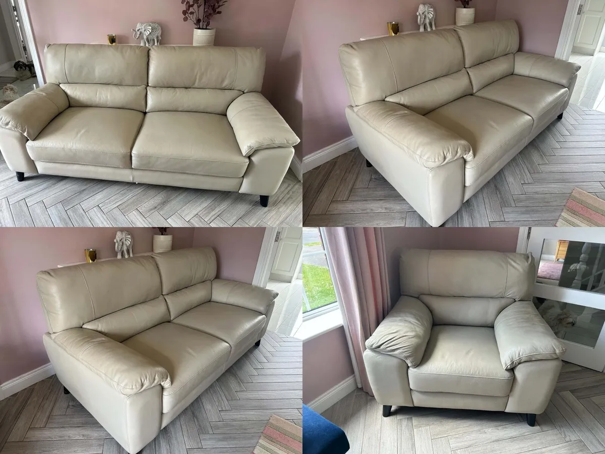 3 plus 1 chair leather - Image 2