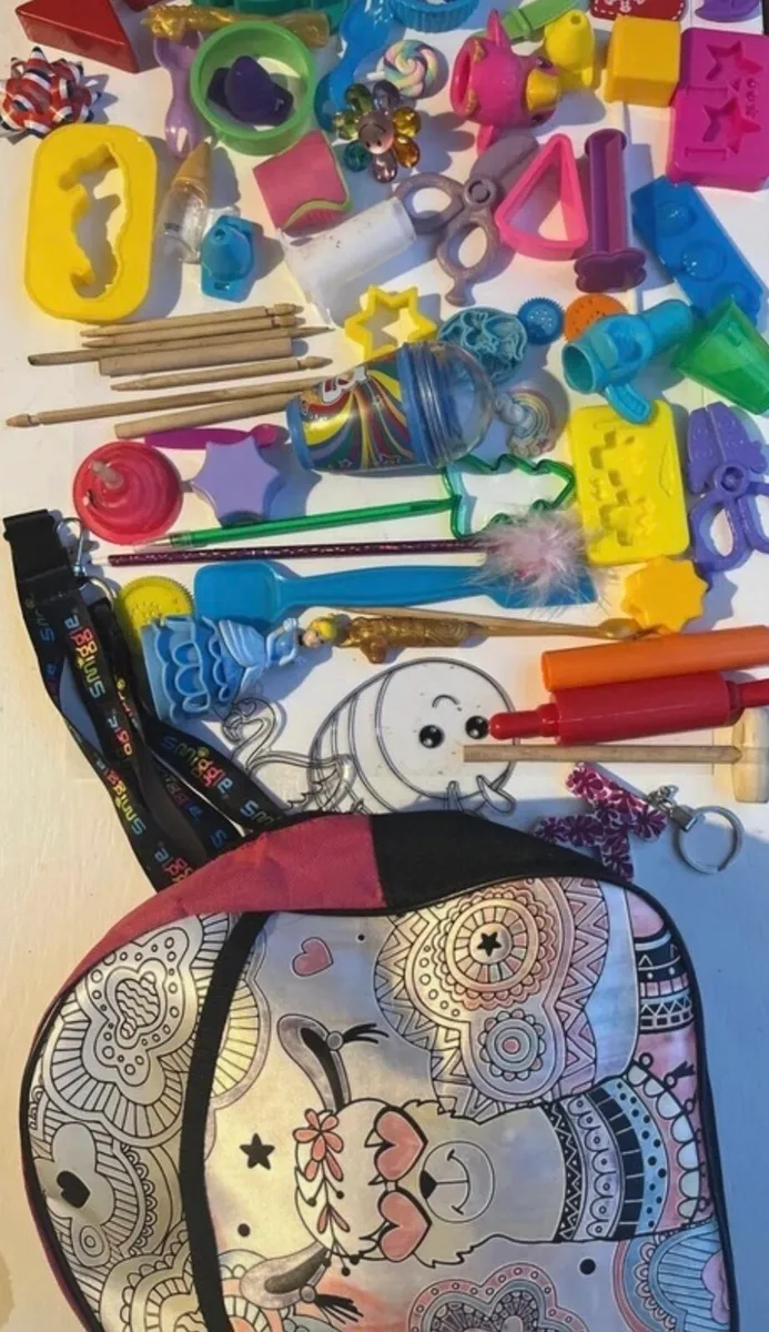 For sale one back pack of play doh accessories - Image 3