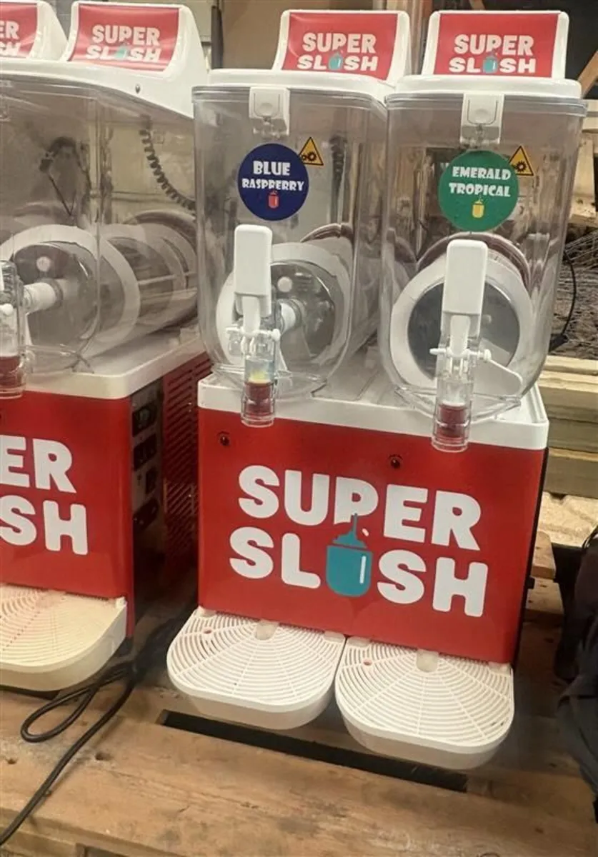 Commercial Twin Bowl Slush Machine 2 x 12L - Image 1